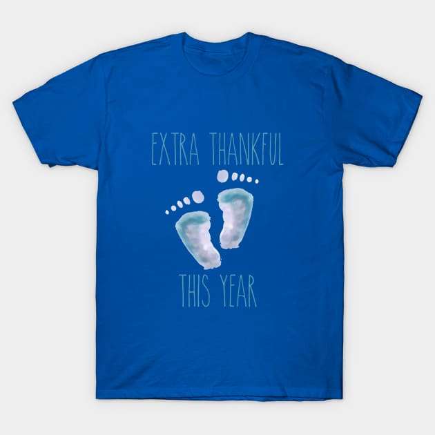 Extra Thankful This Year (Baby Boy/Blue Edition) T-Shirt by Gestalt Imagery